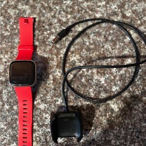 Smartwatch with Red Band